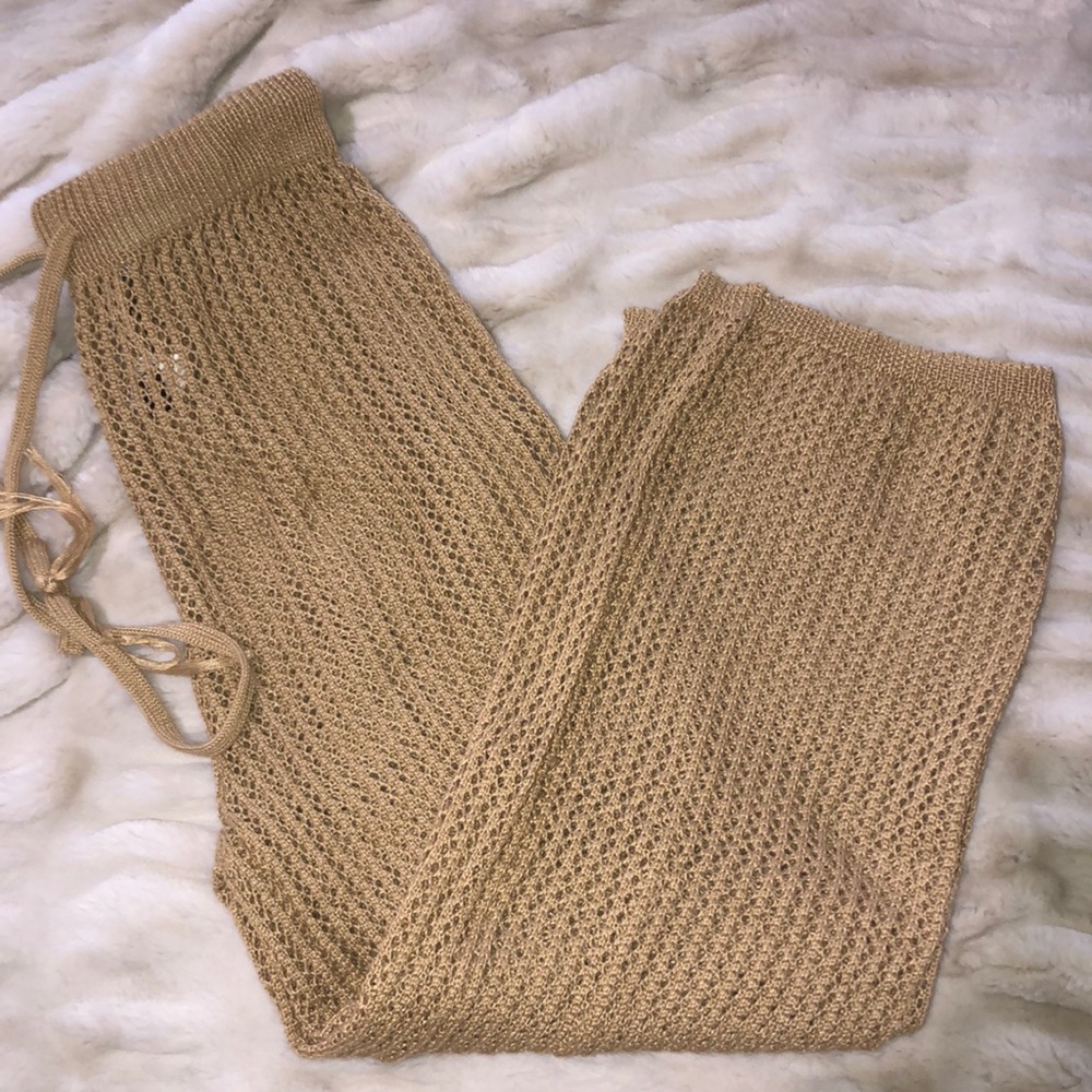 Zaful pants. Swim suit coverup. One size. Brown in color. Ankle length.